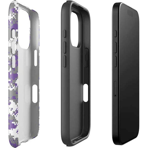 NBA Sacramento Kings Purple Digi Camo iPhone 16 Pro Max Impact Case