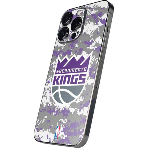 NBA Sacramento Kings Purple Digi Camo iPhone 16 Pro Skin