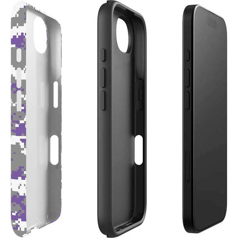 NBA Sacramento Kings Purple Digi Camo iPhone 16e Impact Case
