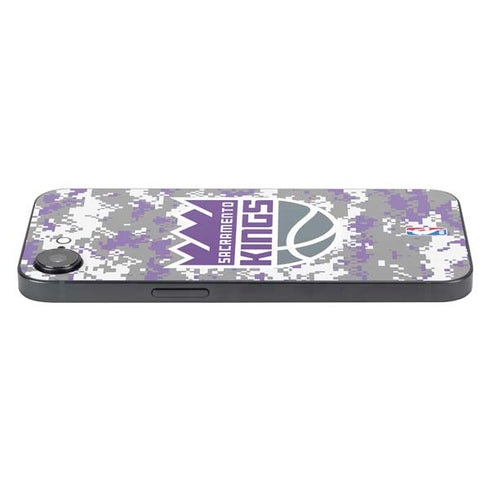 NBA Sacramento Kings Purple Digi Camo iPhone 16e Skin