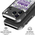 NBA Sacramento Kings Purple Digi Camo iPhone 18 Pro Clear Case