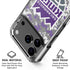 NBA Sacramento Kings Purple Digi Camo iPhone 18 Pro Clear Case