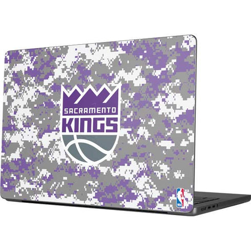 NBA Sacramento Kings Purple Digi Camo Apple MacBook Pro 14-inch Skin