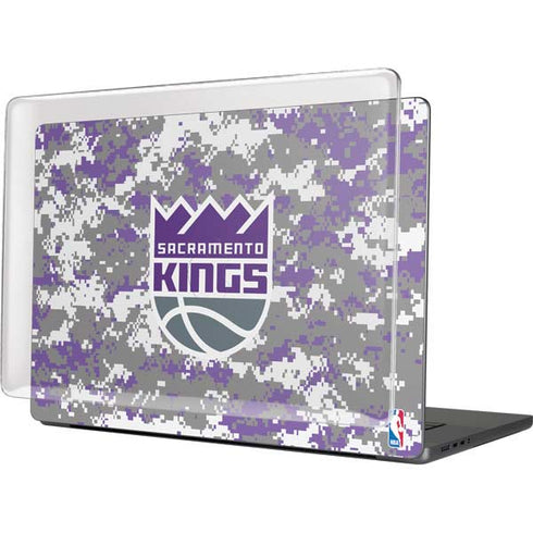 NBA Sacramento Kings Purple Digi Camo MacBook Cases