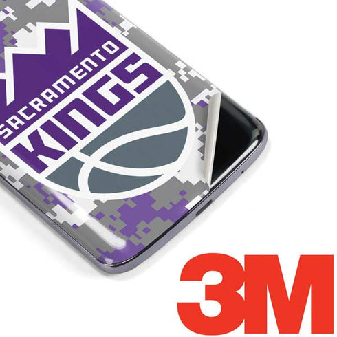 NBA Sacramento Kings Purple Digi Camo Moto E5 Plus Skin