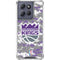 NBA Sacramento Kings Purple Digi Camo Moto G 5G (2025) Clear Case