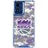 NBA Sacramento Kings Purple Digi Camo Moto G 5G (2024) Clear Case