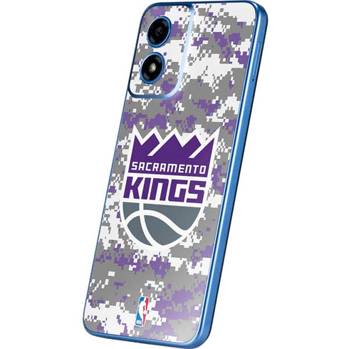 NBA Sacramento Kings Purple Digi Camo Moto G Play 4G (2024) Skin