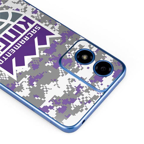 NBA Sacramento Kings Purple Digi Camo Moto G Play 4G (2024) Skin