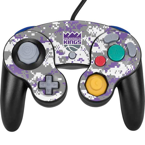 NBA Sacramento Kings Purple Digi Camo Nintendo Skins