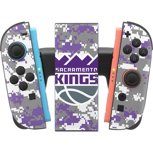 NBA Sacramento Kings Purple Digi Camo Nintendo Switch 2 (2025) Joy-Con Controller Skin