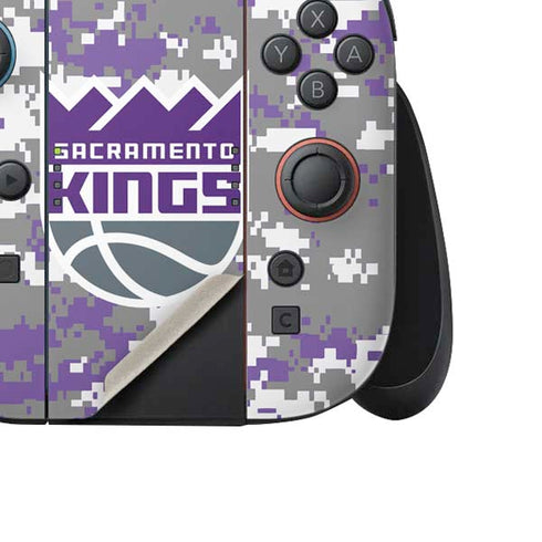 NBA Sacramento Kings Purple Digi Camo Nintendo Switch 2 (2025) Joy-Con Controller Skin