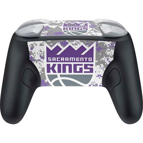 NBA Sacramento Kings Purple Digi Camo Nintendo Switch 2 (2025) Pro Controller Skin