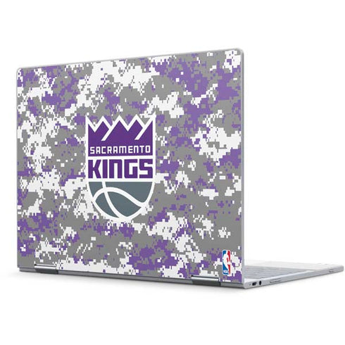 NBA Sacramento Kings Purple Digi Camo Pixelbook Skin