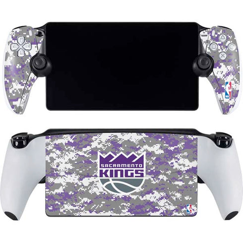 NBA Sacramento Kings Purple Digi Camo PlayStation PS5 Skins