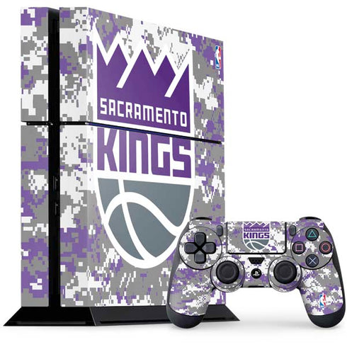 NBA Sacramento Kings Purple Digi Camo PlayStation PS4 Skins