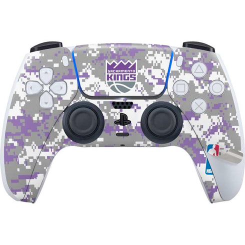 NBA Sacramento Kings Purple Digi Camo PS5 Pro Bundle Skin