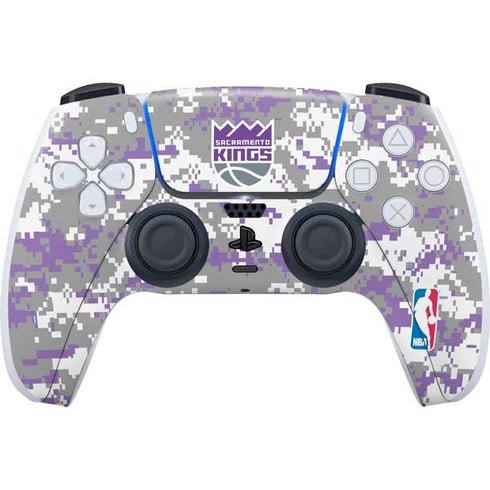 NBA Sacramento Kings Purple Digi Camo PlayStation PS5 Skins