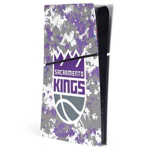 NBA Sacramento Kings Purple Digi Camo PlayStation PS5 Skins