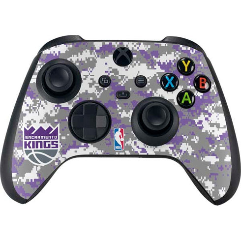 NBA Sacramento Kings Purple Digi Camo Xbox Series X Bundle Skin