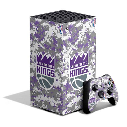 NBA Sacramento Kings Purple Digi Camo XBox Series X Digital Edition Bundle Skin
