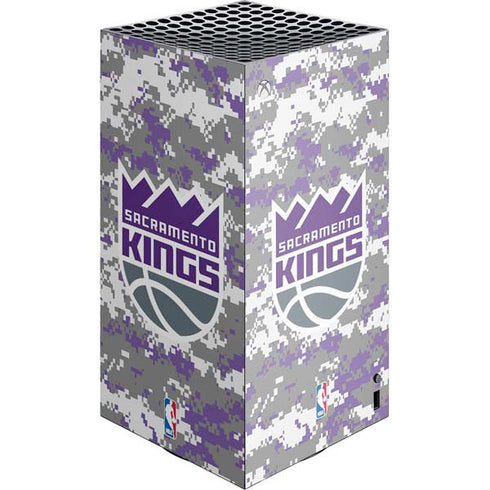 NBA Sacramento Kings Purple Digi Camo XBox Series X Digital Edition Console Skin