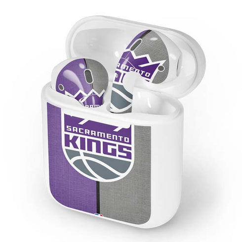 NBA Sacramento Kings Split Canvas Apple AirPods Skin