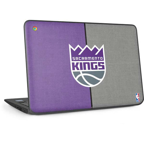 NBA Sacramento Kings Split Canvas HP Chromebook Skin