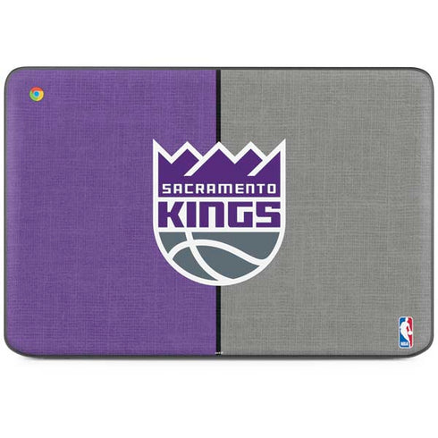 NBA Sacramento Kings Split Canvas HP Chromebook Skin