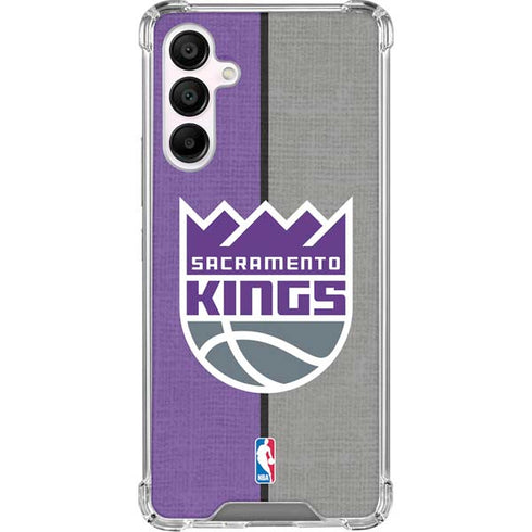 NBA Sacramento Kings Split Canvas Galaxy A16 5G Clear Case