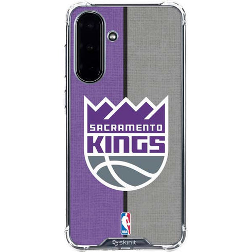 NBA Sacramento Kings Split Canvas Galaxy A36 5G Clear Case