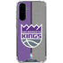 NBA Sacramento Kings Split Canvas Galaxy A36 5G Clear Case