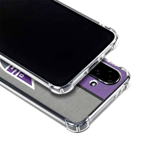 NBA Sacramento Kings Split Canvas Galaxy A36 5G Clear Case