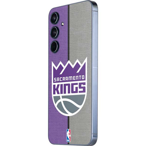 NBA Sacramento Kings Split Canvas Galaxy A55 5G Skin