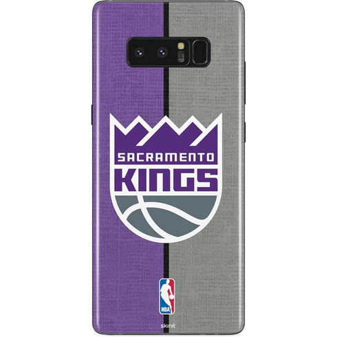 NBA Sacramento Kings Split Canvas Galaxy Note 8 Skin