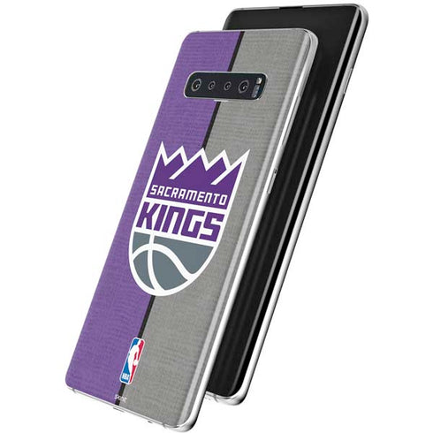 NBA Sacramento Kings Split Canvas Galaxy S10 Plus Skin