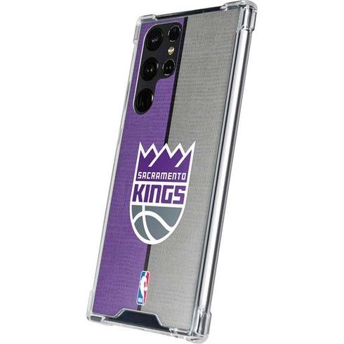 NBA Sacramento Kings Split Canvas Galaxy S23 Ultra Clear Case