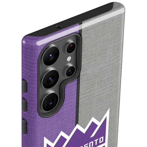 NBA Sacramento Kings Split Canvas Galaxy S23 Ultra Pro Case