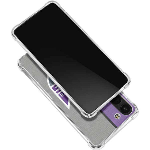 NBA Sacramento Kings Split Canvas Galaxy S24 FE Clear Case