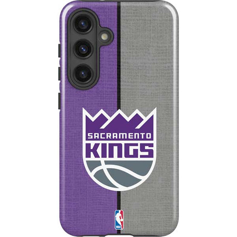 NBA Sacramento Kings Split Canvas Galaxy S25 Impact Case