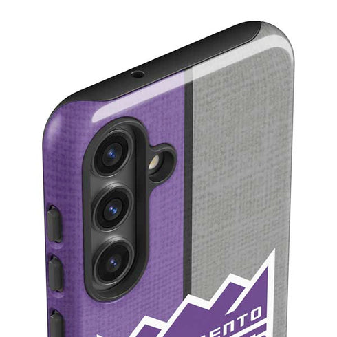 NBA Sacramento Kings Split Canvas Galaxy S25 Impact Case