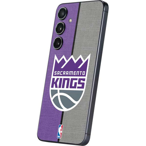 NBA Sacramento Kings Split Canvas Galaxy S25 Skin