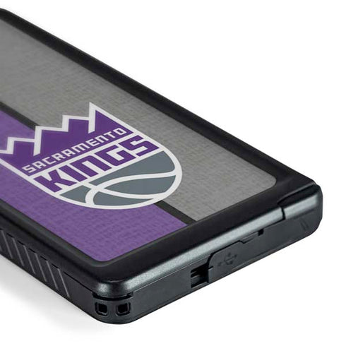 NBA Sacramento Kings Split Canvas Galaxy S24 Ultra Waterproof Case