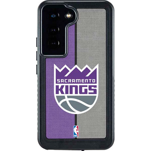 NBA Sacramento Kings Split Canvas Galaxy S24 Waterproof Case