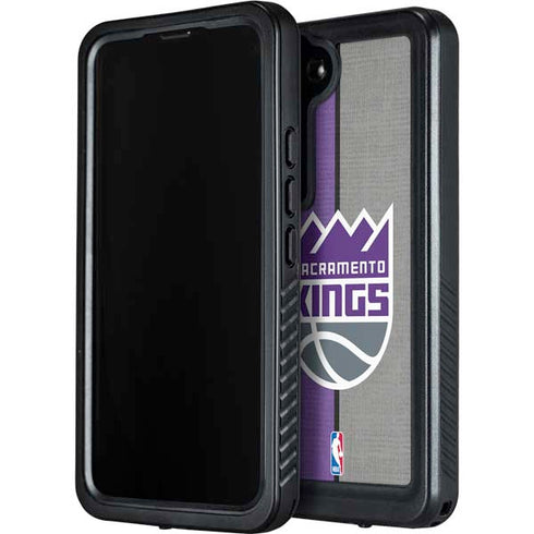 NBA Sacramento Kings Split Canvas Galaxy S24 Waterproof Case