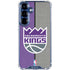 NBA Sacramento Kings Split Canvas Galaxy S25 FE Clear Case