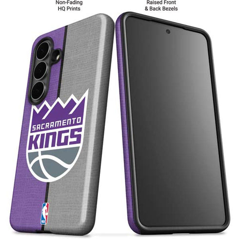 NBA Sacramento Kings Split Canvas Galaxy S26 Impact Case