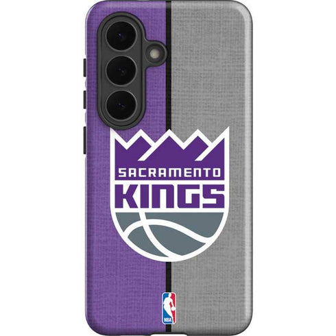 NBA Sacramento Kings Split Canvas Galaxy S26 Plus Impact Case