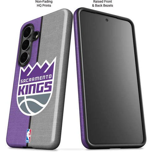 NBA Sacramento Kings Split Canvas Galaxy S26 Plus Impact Case