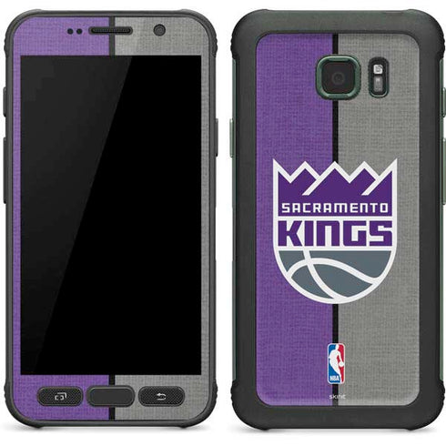 NBA Sacramento Kings Split Canvas Galaxy S7 Active Skin